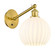 Ballston One Light Wall Sconce in Satin Gold (405|317-1W-SG-G1217-8WV)