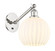 Ballston One Light Wall Sconce in Polished Nickel (405|317-1W-PN-G1217-8WV)