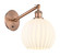 Ballston One Light Wall Sconce in Antique Copper (405|317-1W-AC-G1217-8WV)
