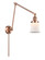 Franklin Restoration One Light Swing Arm in Antique Copper (405|238-AC-G181S)