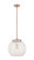 Essex One Light Pendant in Antique Copper (405|221-1S-AC-G1216-14WM)