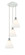 Ballston LED Pendant in White Polished Chrome (405|113B-3P-WPC-GBC-81)