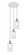 Ballston LED Pendant in White Polished Chrome (405|113B-3P-WPC-G802)
