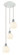 Ballston LED Pendant in White Polished Chrome (405|113B-3P-WPC-G1217-6WV)