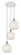 Ballston LED Pendant in White Polished Chrome (405|113B-3P-WPC-G1216-8WM)