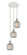 Ballston LED Pendant in White Polished Chrome (405|113B-3P-WPC-G105)