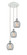 Ballston LED Pendant in White Polished Chrome (405|113B-3P-WPC-G104)