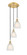 Ballston LED Pendant in Satin Gold (405|113B-3P-SG-G381)