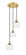 Ballston Three Light Pendant in Satin Gold (405|113B-3P-SG-G122-6)
