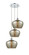 Ballston LED Pendant in Polished Chrome (405|113B-3P-PC-G96-L)