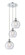 Ballston LED Pendant in Polished Chrome (405|113B-3P-PC-G124-8)