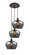Ballston Three Light Pendant in Oil Rubbed Bronze (405|113B-3P-OB-G93-L)