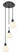 Ballston Three Light Pendant in Matte Black (405|113B-3P-BK-G1217-6WV)