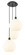 Ballston LED Pendant in Matte Black (405|113B-3P-BK-G1217-12WV)