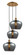 Ballston Three Light Pendant in Brushed Brass (405|113B-3P-BB-G93-L)