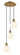 Ballston LED Pendant in Brushed Brass (405|113B-3P-BB-G1217-6WV)