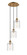 Ballston LED Pendant in Brushed Brass (405|113B-3P-BB-G1113)
