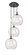 Ballston Three Light Pendant in Black Antique Brass (405|113B-3P-BAB-G124-12)