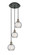 Ballston Three Light Pendant in Black Antique Brass (405|113B-3P-BAB-G1215-6)