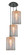 Ballston LED Pendant in Black Antique Brass (405|113B-3P-BAB-G116-L)