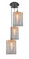 Ballston Three Light Pendant in Black Antique Brass (405|113B-3P-BAB-G116-L)