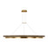 Grace LED Chandelier in Natural Brass/ Weathered Oak (182|SLCH30030NBW)