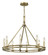 Sutton Eight Light Chandelier in Champagne Leaf (67|F6246-CPL)