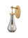 Downtown Urban One Light Wall Sconce in Brushed Brass (405|451-1W-BB-G451-5SM)