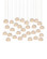 Virtu 30 Light Pendant in Natural/Silver (142|9000-1182)