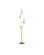 Rossville Four Light Floor Lamp in Contemporary Gold Leaf/Frosted White (142|8000-0152)