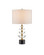 Waterfall One Light Table Lamp in Clear/Natural/Brass (142|6000-0872)