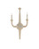 Aleister Collection Two Light Wall Sconce in Sandstone (142|5000-0246)