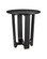Blake Collection Accent Table in Matte Caviar Black/Polished Brass (142|3000-0259)