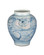 Ming-Style Countryside Preserve Pot in Off-White/Pale Blue (142|1200-0844)