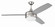 Phaze II 3-Blade 52'' Ceiling Fan in Brushed Polished Nickel (46|PHZ52BNK3-BNGW)