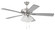 Eos Frost 4 Light 52'' Ceiling Fan in Brushed Polished Nickel (46|ECF114BNK5-BNGW)