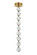 Jackie LED Pendant in Satin Brass (46|59492-SB-LED)