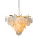 Serenity One Light Chandelier in Gold Leaf W Polished Stainless (68|228-42-GL/SS)