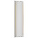 Penumbra LED Wall Sconce in Polished Nickel and White (268|WS 2076PN/WHT)