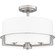 Seymour Three Light Semi Flush Mount in Brushed Nickel (10|SEY1715BN)