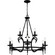 Octavia Nine Light Chandelier in Earth Black (10|OCA5032EK)