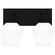 Nielson Two Light Bath in Matte Black (10|NIE8613MBK)