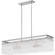 Camilla Four Light Linear Chandelier in Brushed Nickel (10|CMI438BN)