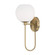 Ansley One Light Wall Sconce in Aged Brass (65|652111AD-548)