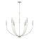 Ansley Nine Light Chandelier in Brushed Nickel (65|452191BN)