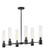 Shea LED Linear Chandelier in Black (531|85406BK)