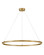 Kenna LED Chandelier in Lacquered Brass (531|83465LCB)