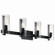 Jemsa Four Light Vanity in Black (12|55169BK)