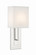Brent One Light Wall Sconce in Polished Nickel (60|BRE-A3631-PN)