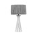 Palma One Light Table Lamp in Patina Brass/Ceramic Graphic White (67|PTL1230-SBK/CGH)